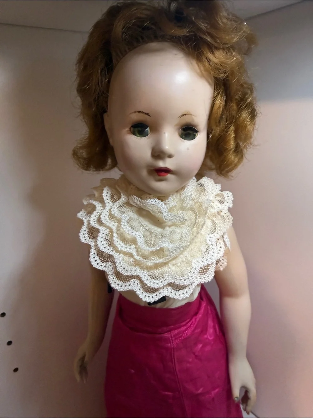 Antique 1950’s Walker Doll 17” American Char co - Picture 8 of 13